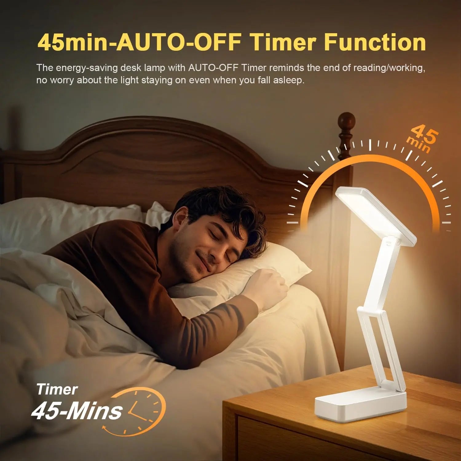 Desk Light with USB Charging Port