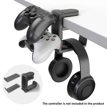 3-Layer Compact Game Controller Stand & Headphone Stand