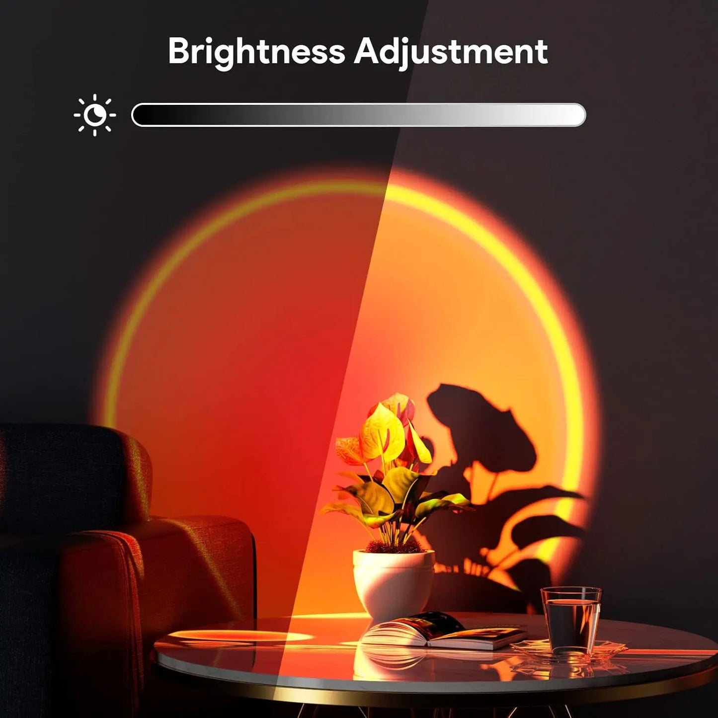 Sunset Lamp, Sunset Projection Lamp with Remote 16 Colors