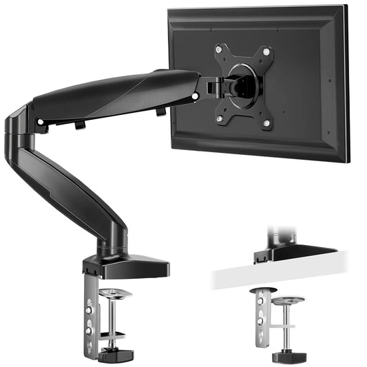 Sweet Furniture F Monitor Stand - Adjustable Desk Mount Arm for 15 - 27 Inch Monitors