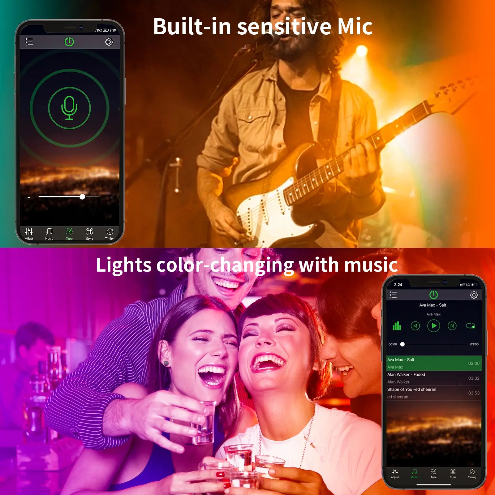 300FT (3 X 100FT) Smart RGB Led Strip Lights