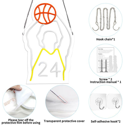 Basketball Neon Sign