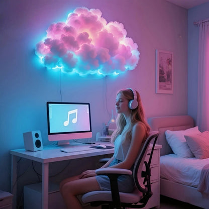 Thunder Cloud LED Light with Music Sync