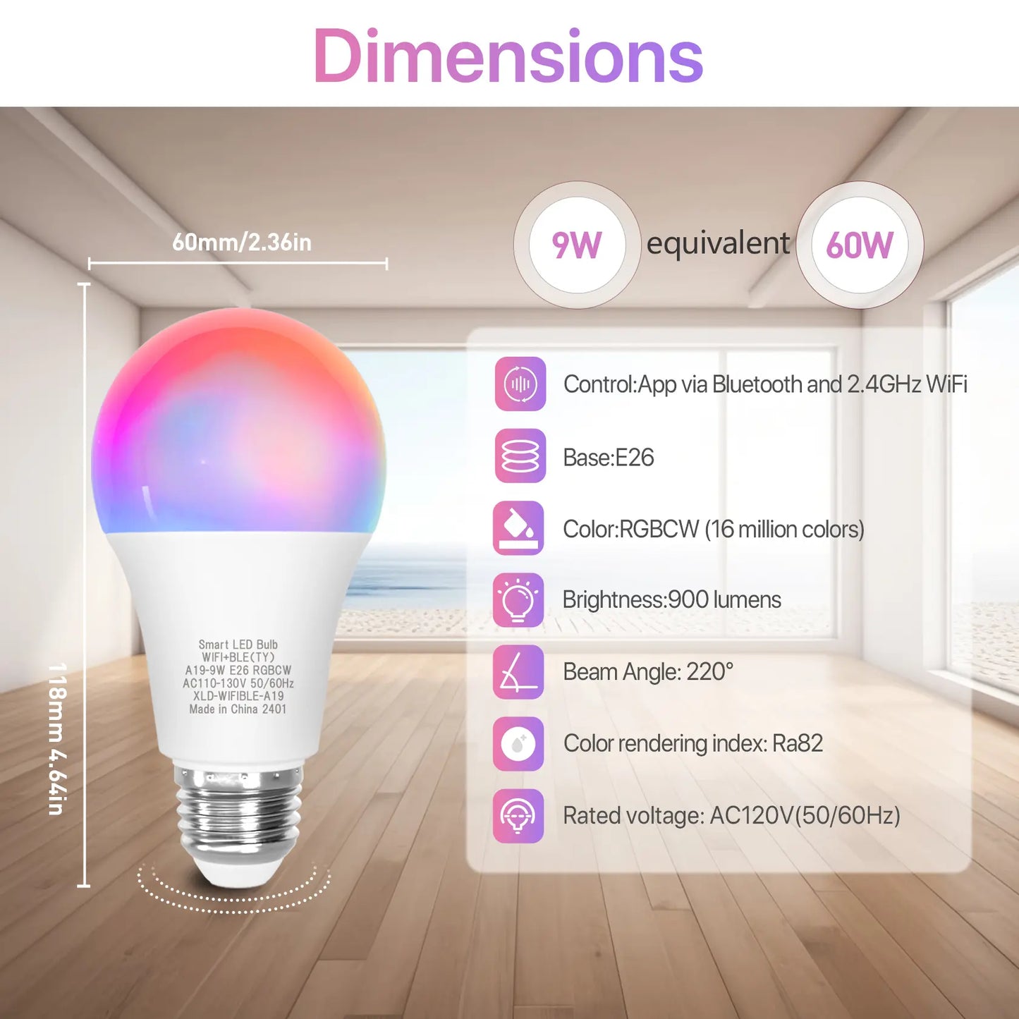 Smart LED Light Bulb