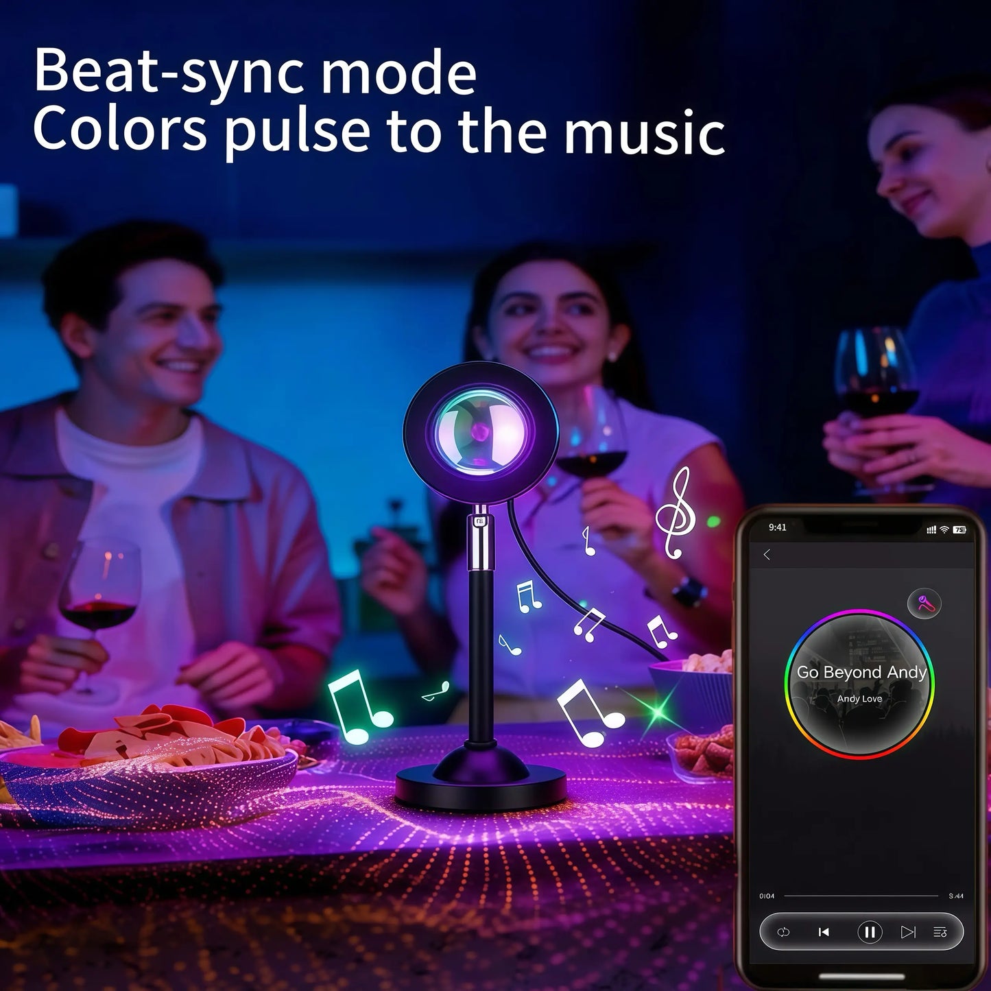 Sunset Lamp W/ App/Remote Control
