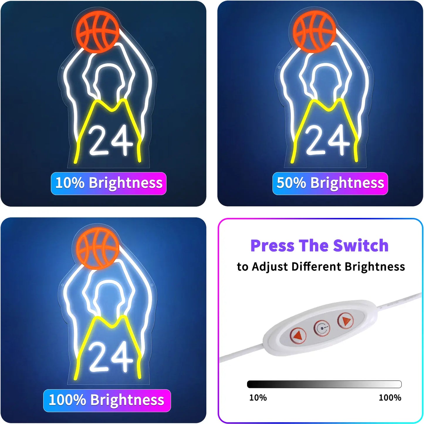 Basketball Neon Sign