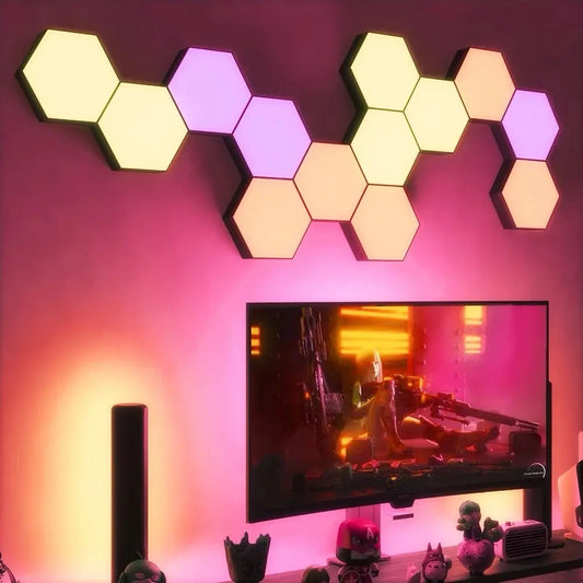 6-Pack Hexagon Lights with Remote