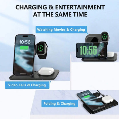 Wireless Charging Station for Apple Devices
