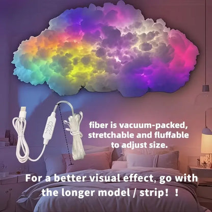 3D RGB LED Cloud Light 