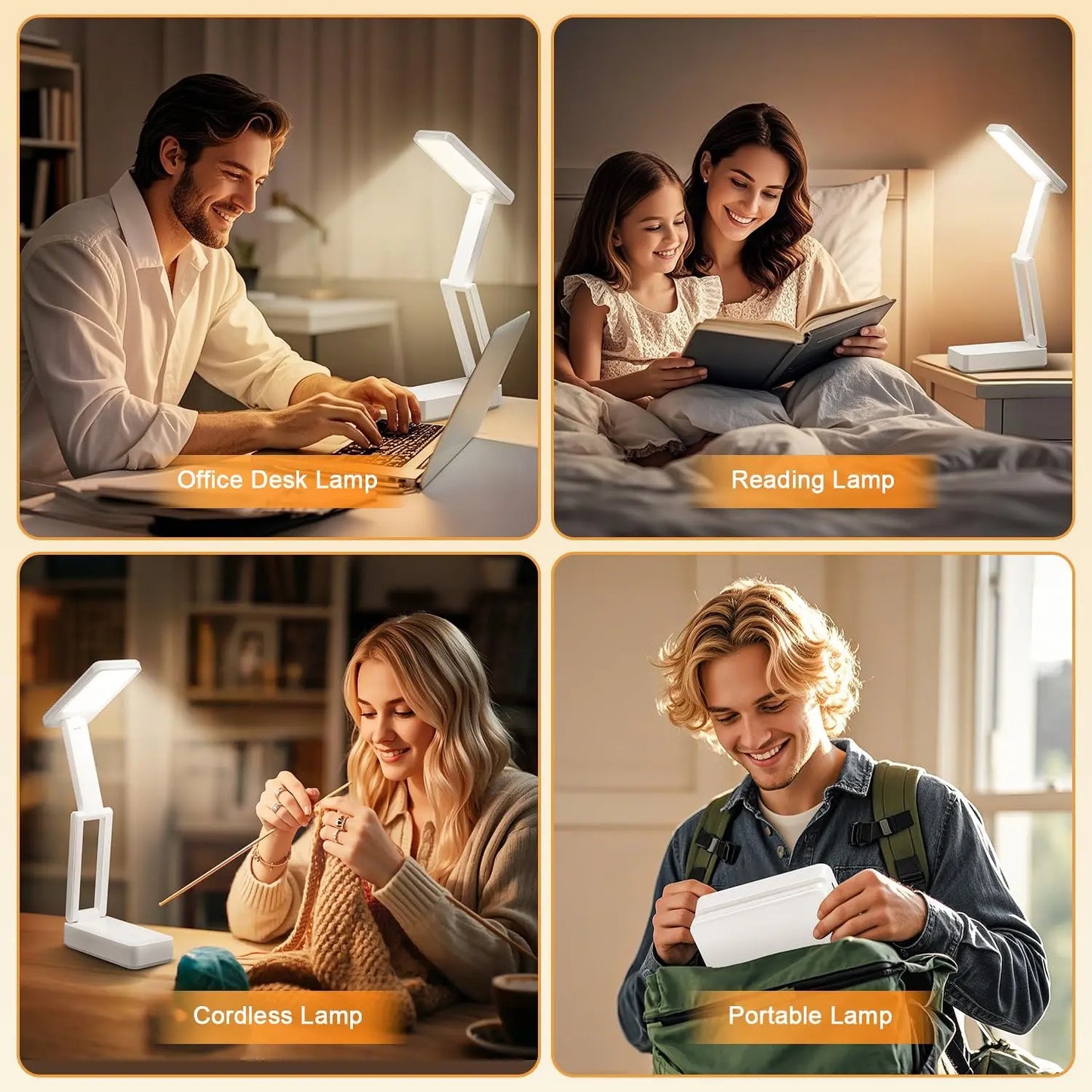 Desk Light with USB Charging Port