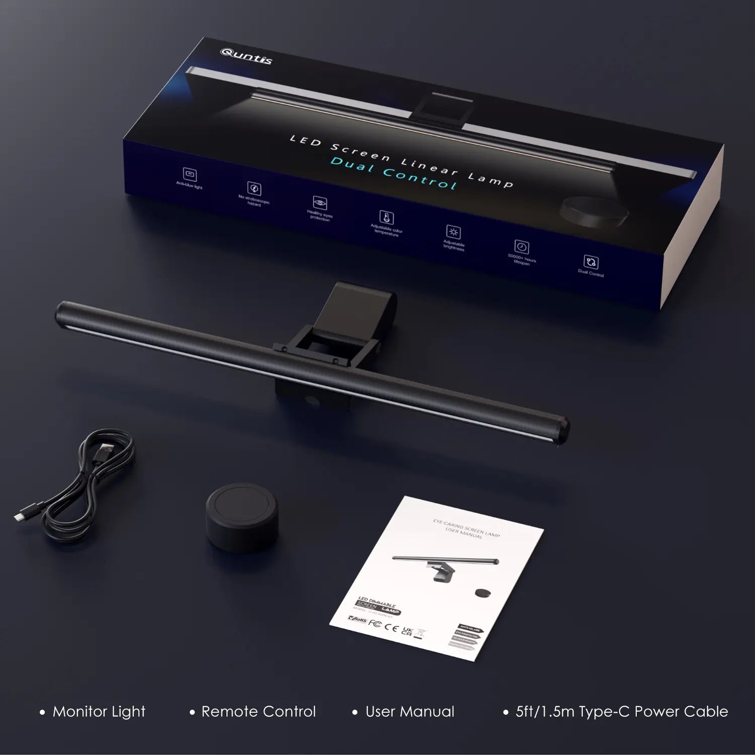  Professional Dual Control Monitor Light Bar