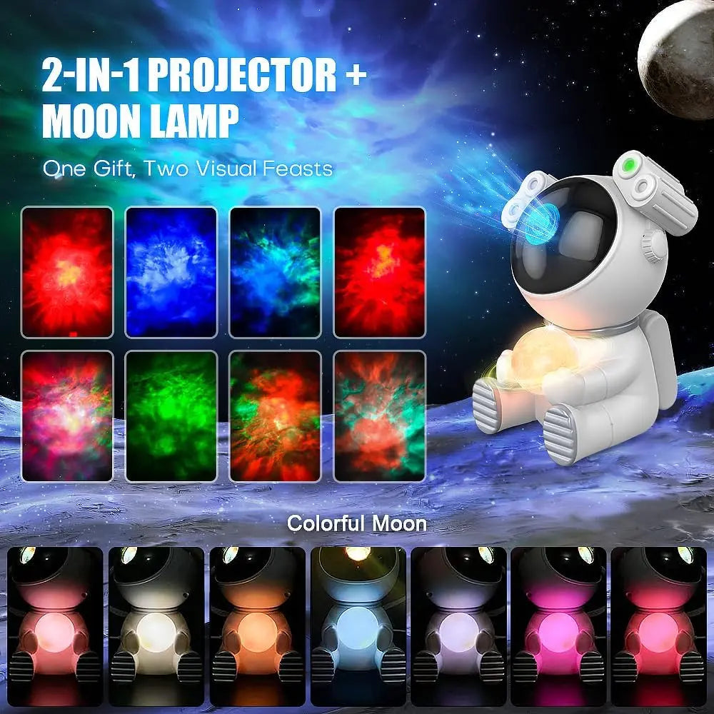 Astronaut Galaxy Star Projector 2.0 Night Light