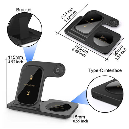 Wireless Charging Station for Apple Devices