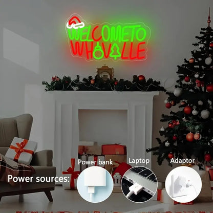 Welcome to Whoville Neon Sign