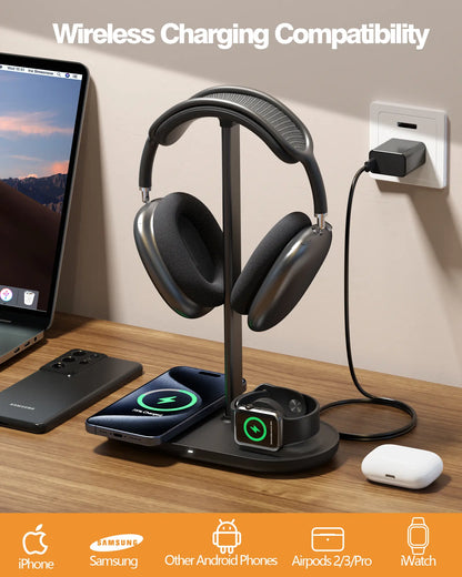 3-In-1 Headphone Stand