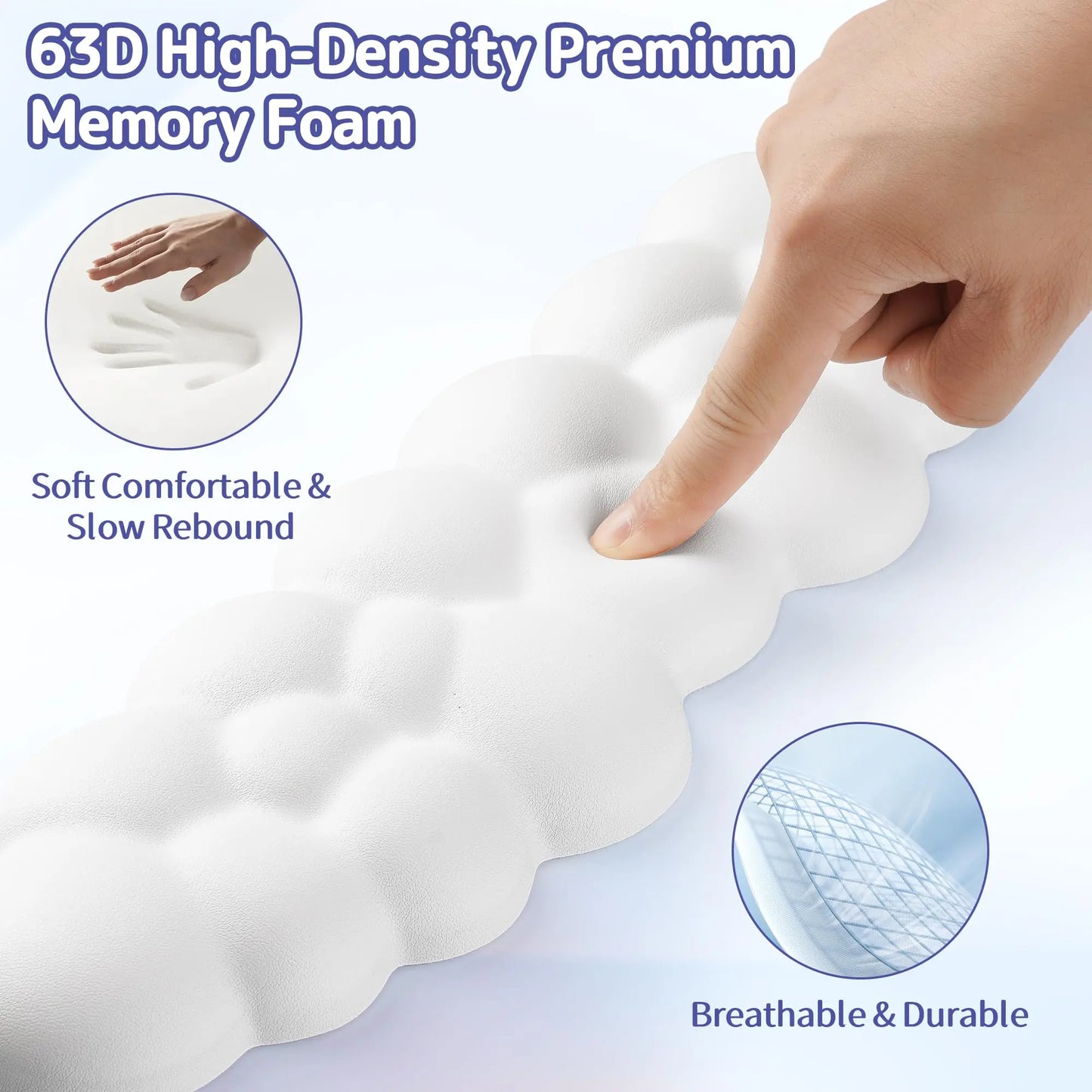 Cloud Wrist Rest Keyboard, Cute Arm Rest for Palm Support