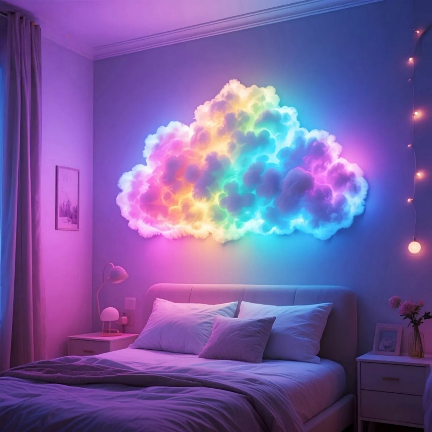 Thunder Cloud LED Light with Music Sync