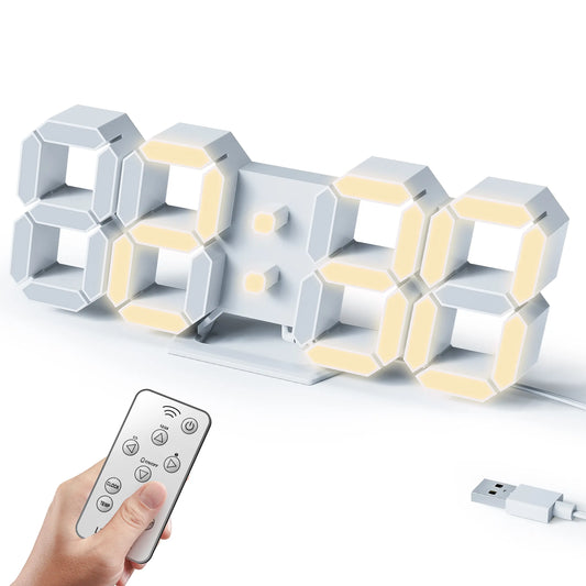 Digital 3D Led Clock