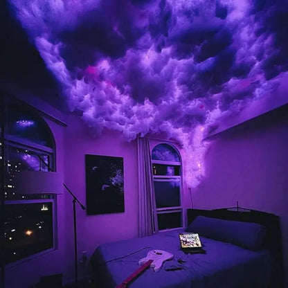 3D Thundercloud LED Lamp with Multicolor Transformation