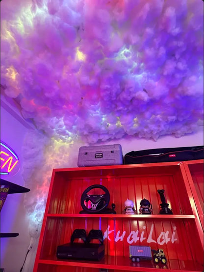 3D Thundercloud LED Light, Cotton Lightning Cloud