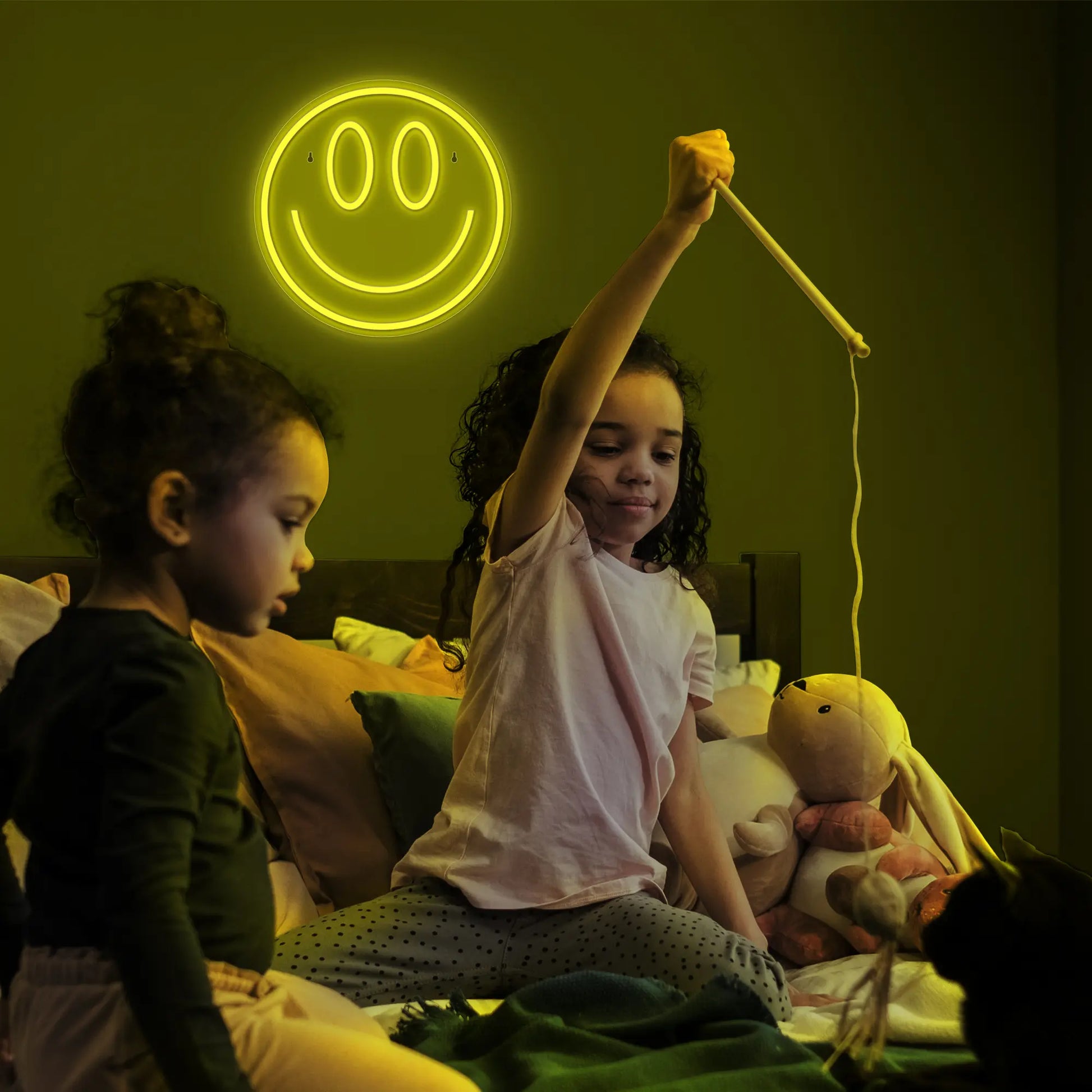 Smile Face Neon Sign