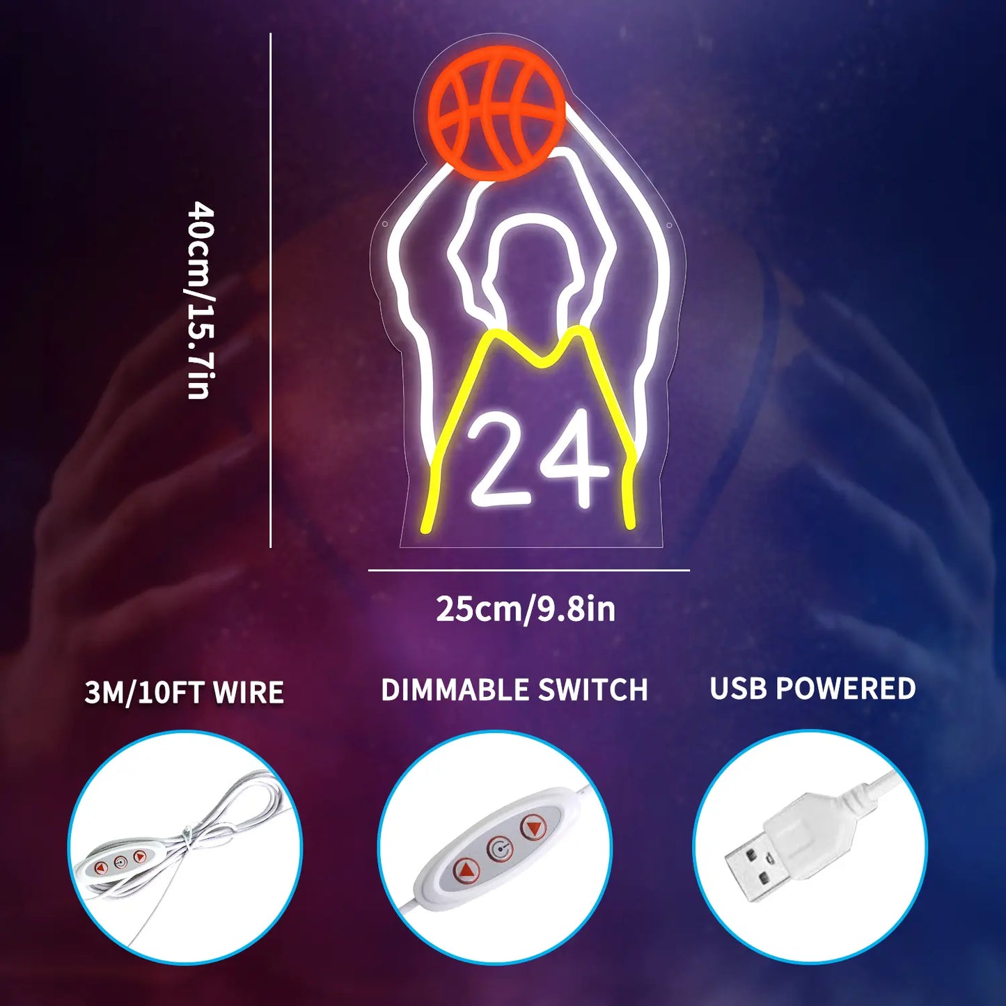 Basketball Neon Sign