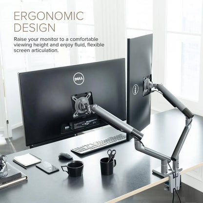POUT - E12 Dual Monitor Arm 