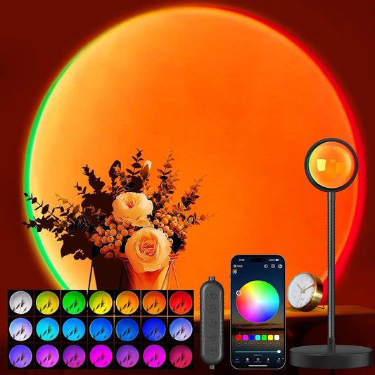 Sunset Lamp Projector with APP & Button Control