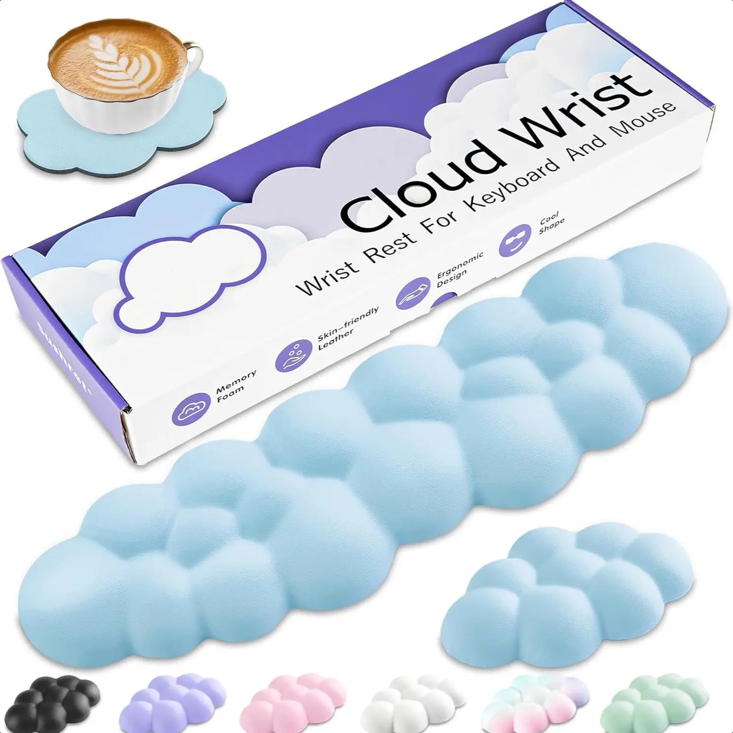 Cloud Wrist Rest Keyboard, Cute Arm Rest for Palm Support