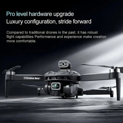 4.5" Screen GPS Return Dual Cameras Foldable Design 2 Batteries Brushless Motor Stable Flight Modern Design