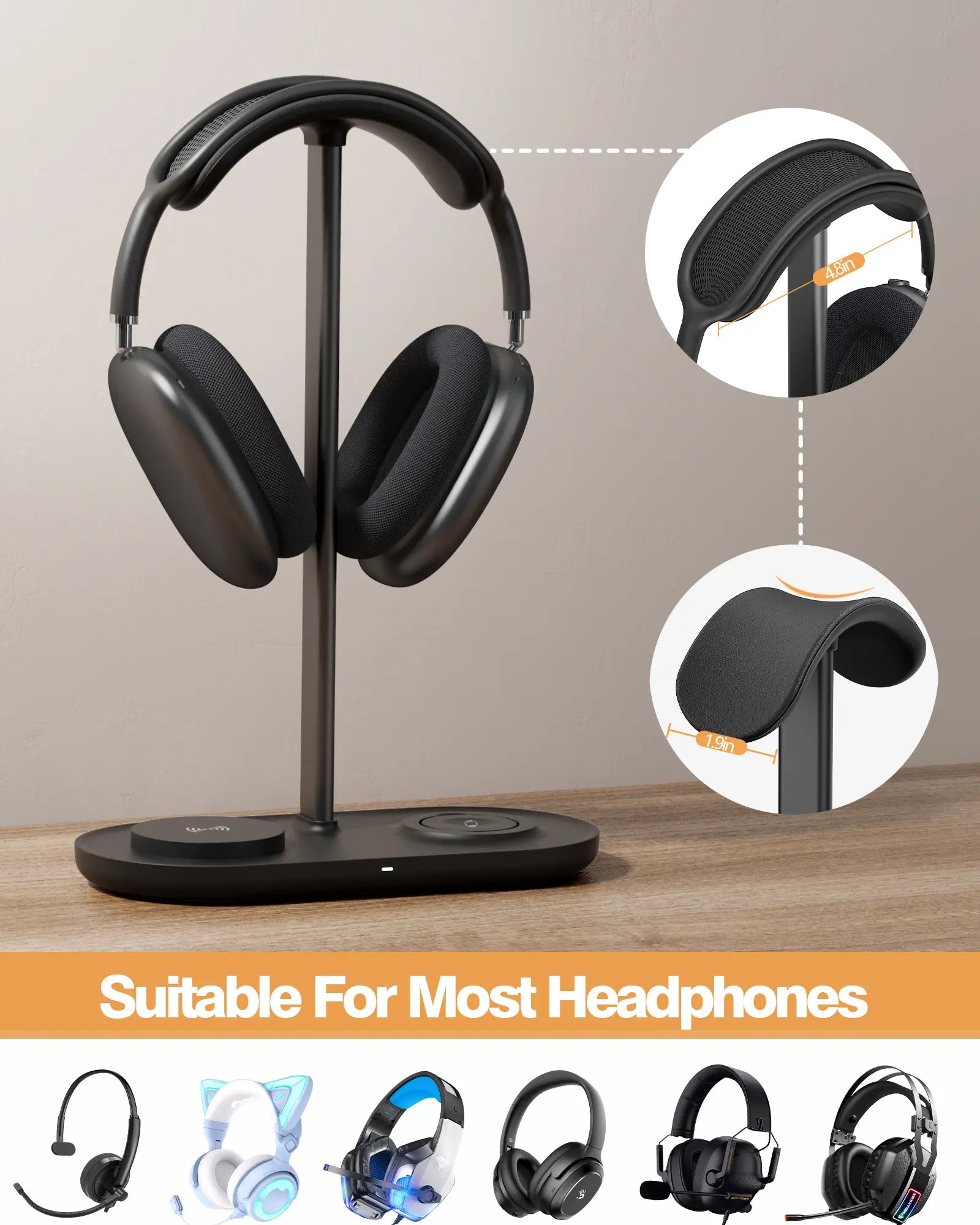 3-In-1 Headphone Stand