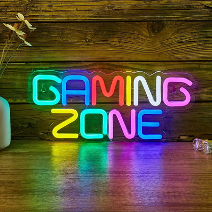 Creative Gaming Zone & Earphone Design Neon Sign