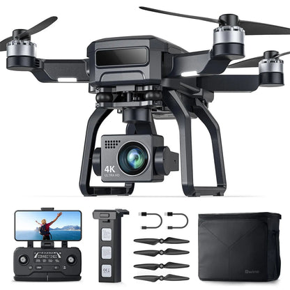 Bwine F7GB2 Pro Drones with Camera for Adults 4K UHD Aerial, 3-Axis Gimbal, 10000FT Control, 75 Mins Flight Time with 3 Batteries, GPS Follow, Waypoint, Orbit Fly, Auto Return, Beginner Mode