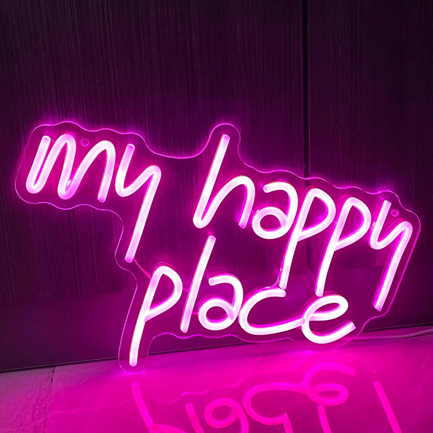 "My Happy Place" Neon Sign