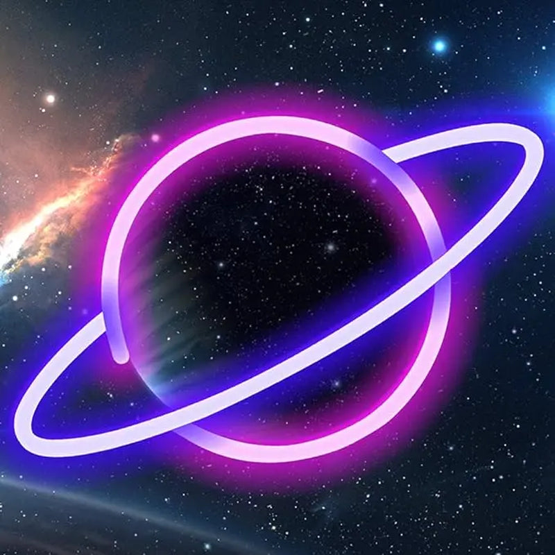 Planet Neon Sign