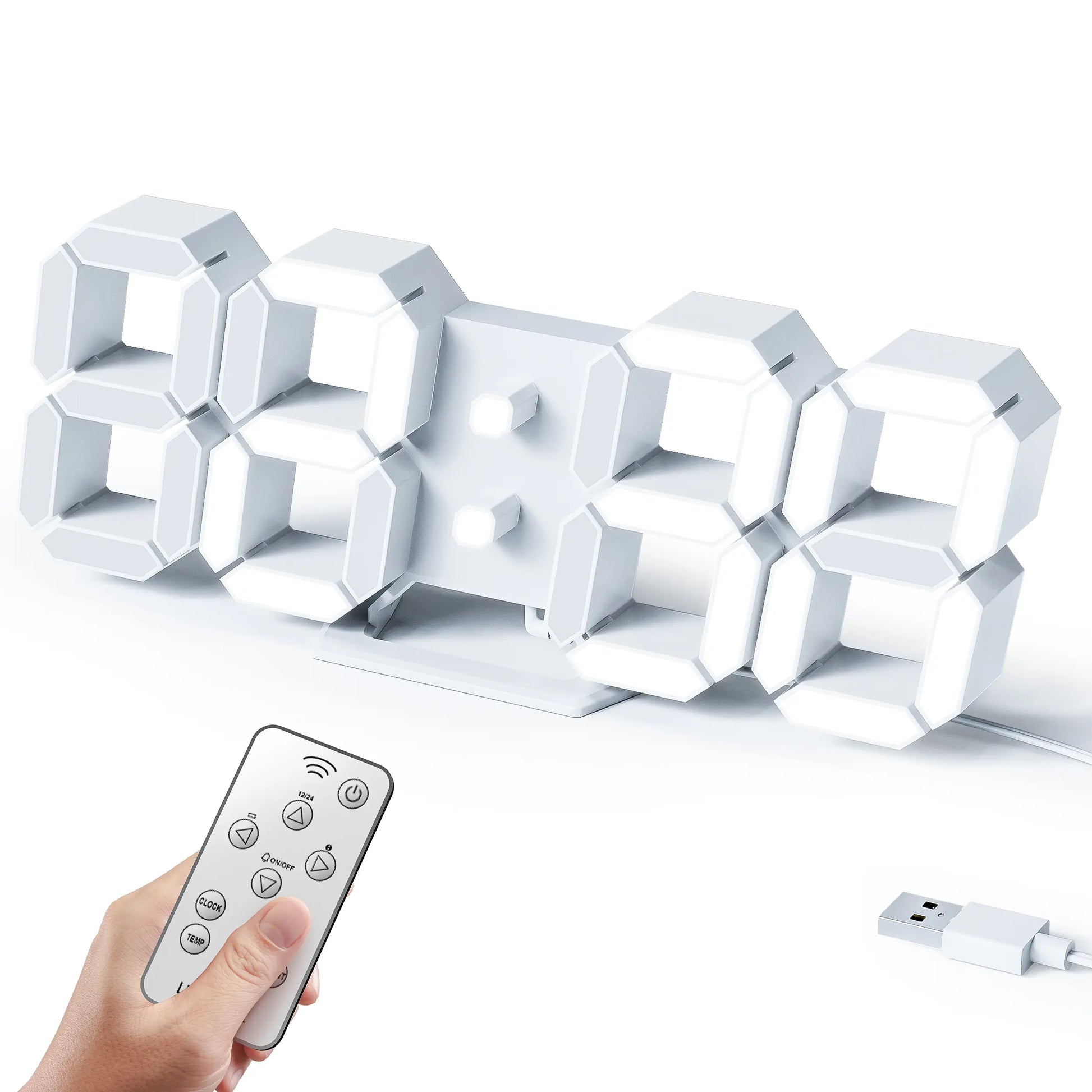 Digital 3D Led Clock